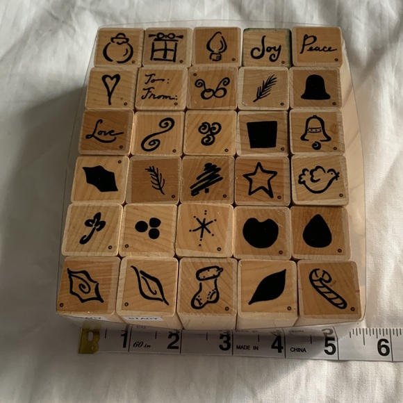 Christmas Set mini stamps - Picture 3 of 10